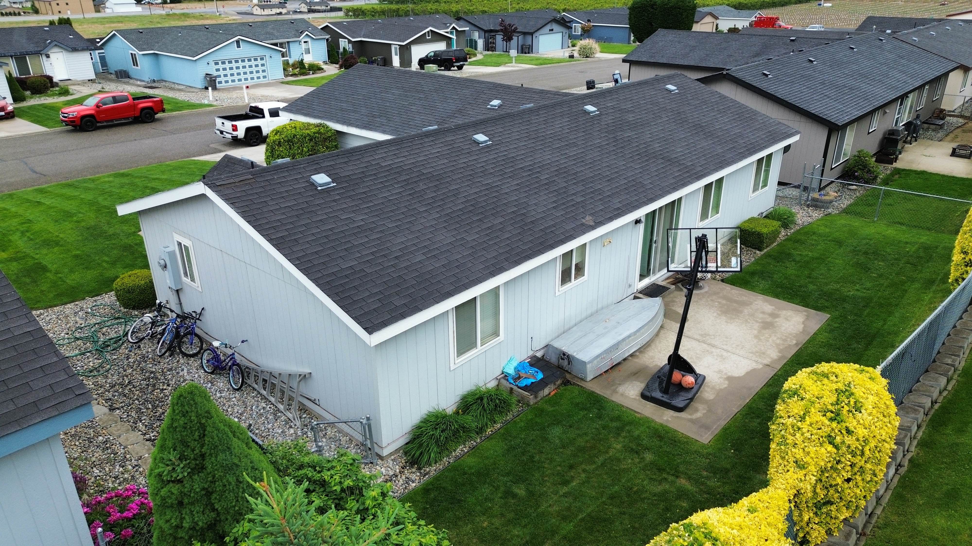 Stunning lawn with beautiful home